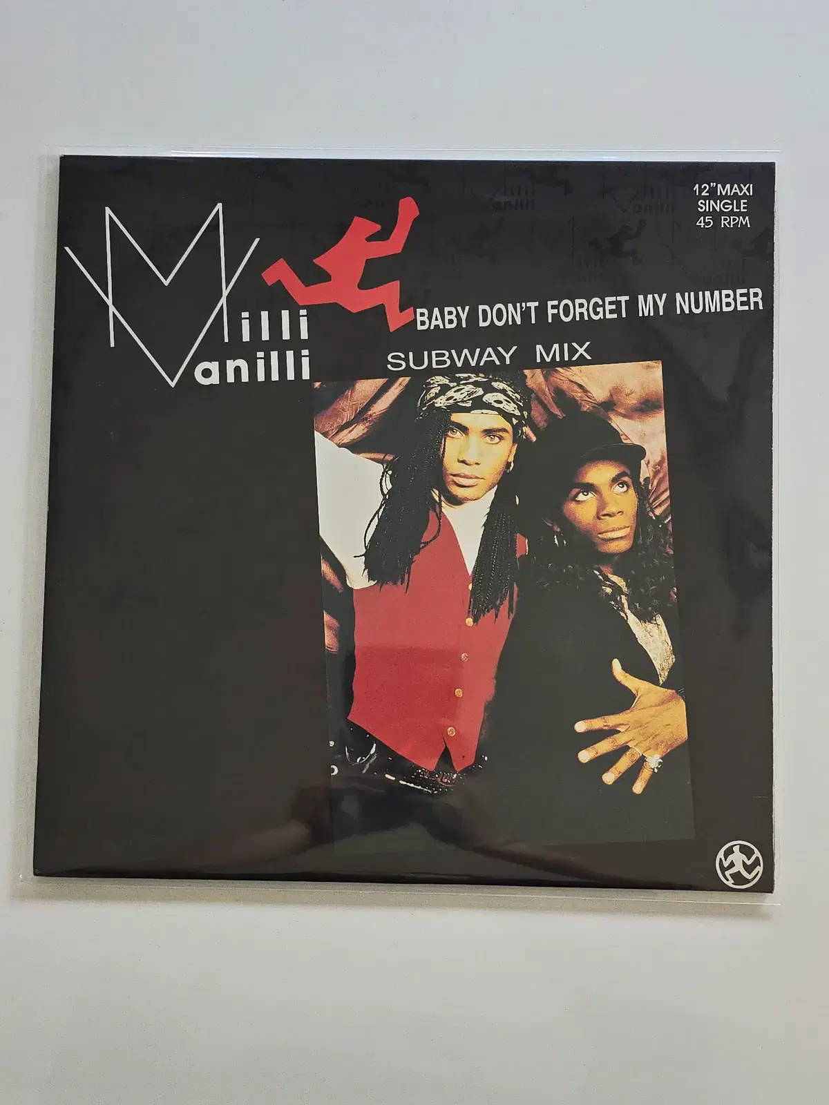 Milli Vanilli 밀리 바닐리 LP / Baby Don't Forget My Number/MINT/가사집