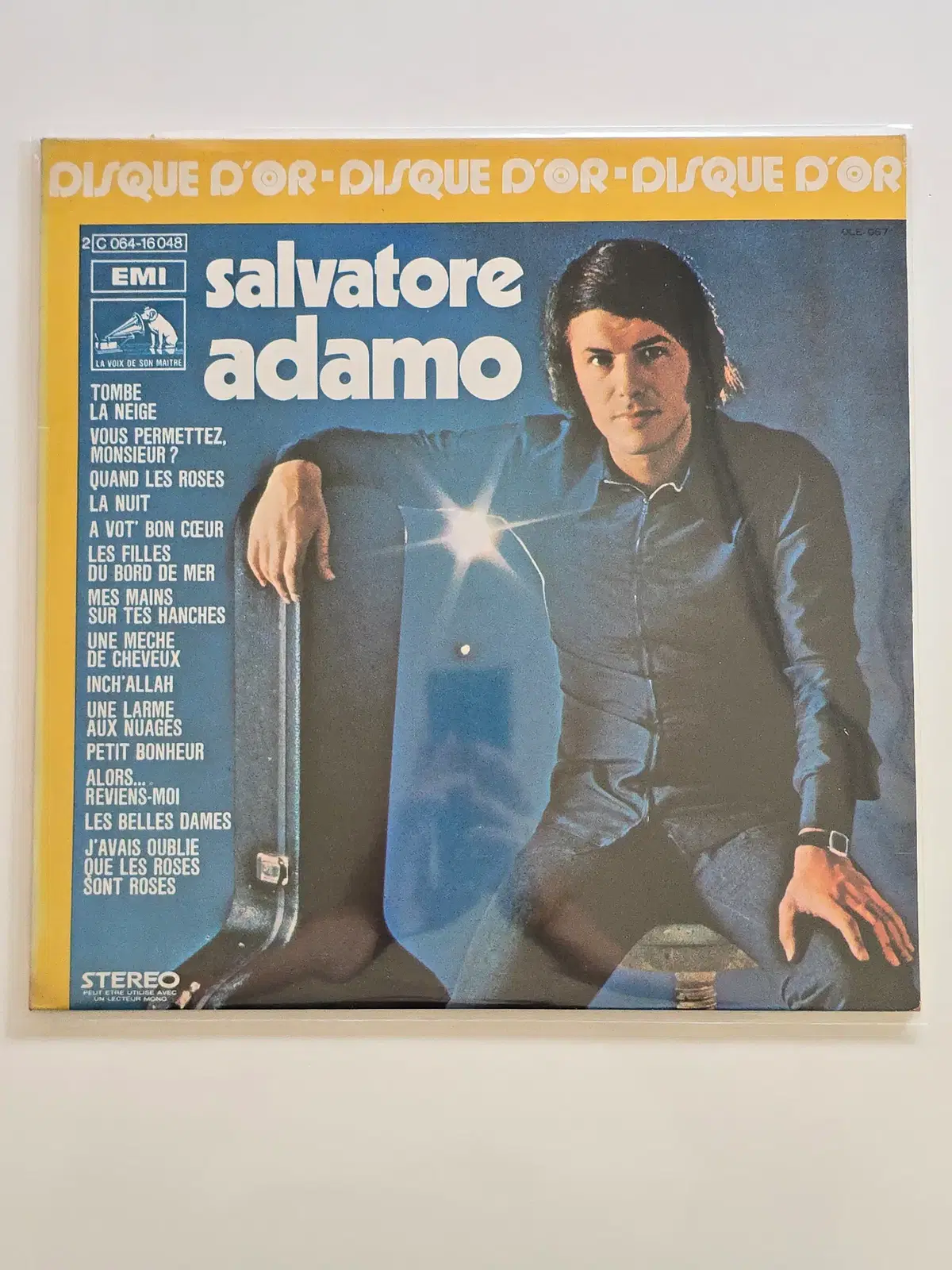 Salvatore Adamo 살바토레 아다모 LP /NM연흔,MINT/가사지