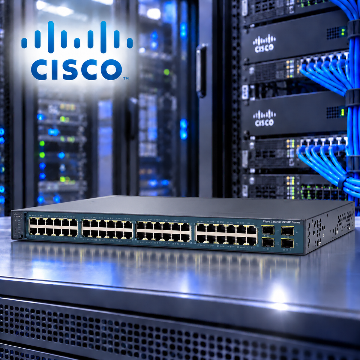 Cisco 시스코 Catalyst 3560V2 48포트 스위치 WS-C3560V2-48TS-E