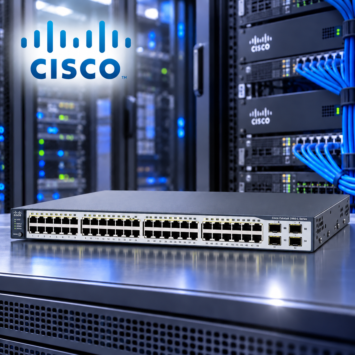 Cisco 시스코 Catalyst 3750V2 48포트 스위치 SFP 4포트 WS-C3750V2-48TS-S 0.00건 리뷰