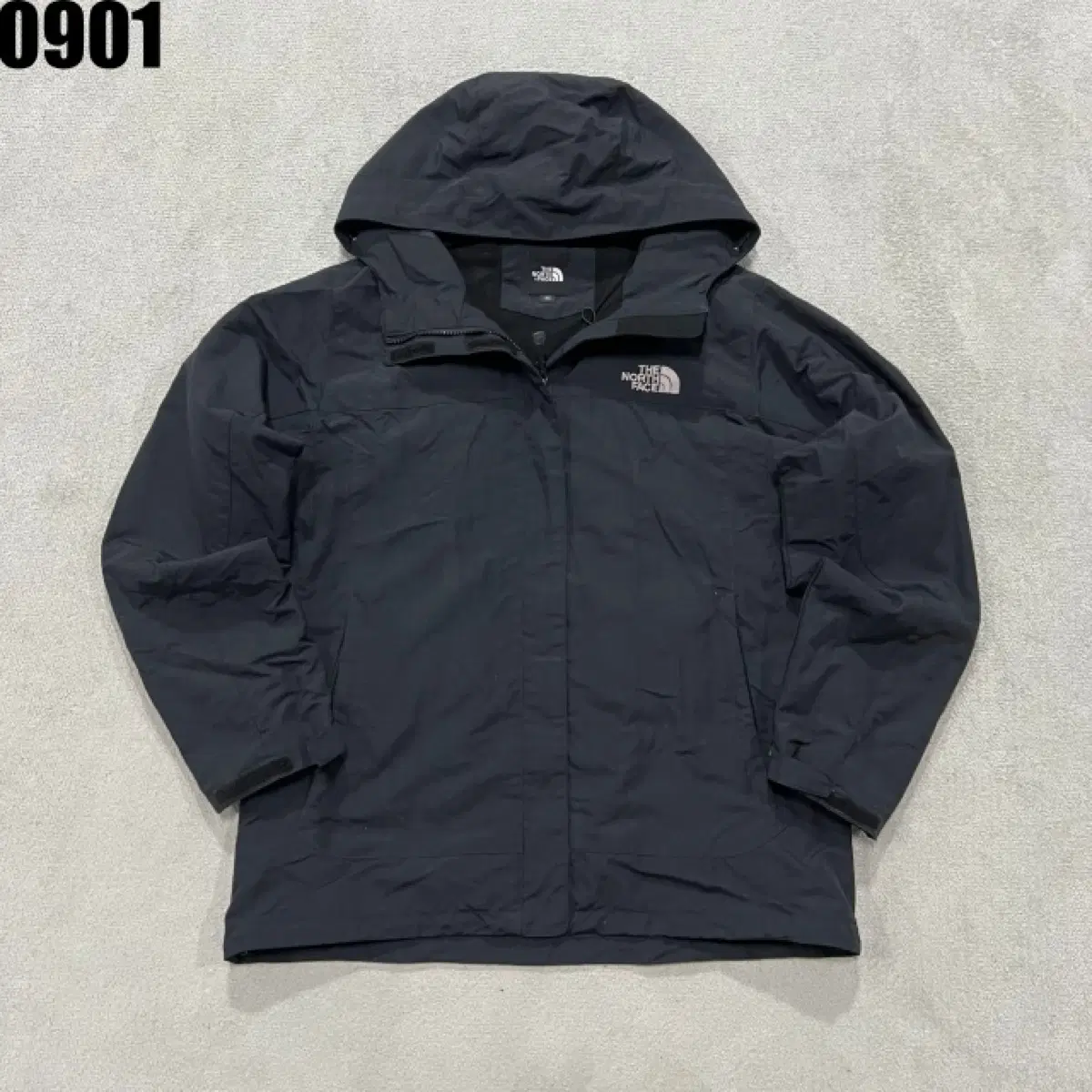 노스페이스 바람막이 블랙 XL