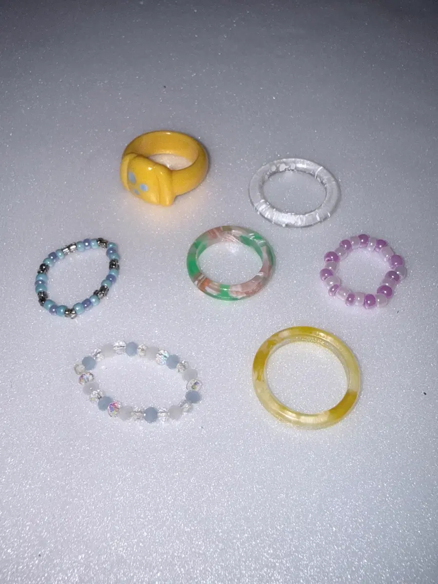 Beaded Ring Set (6)