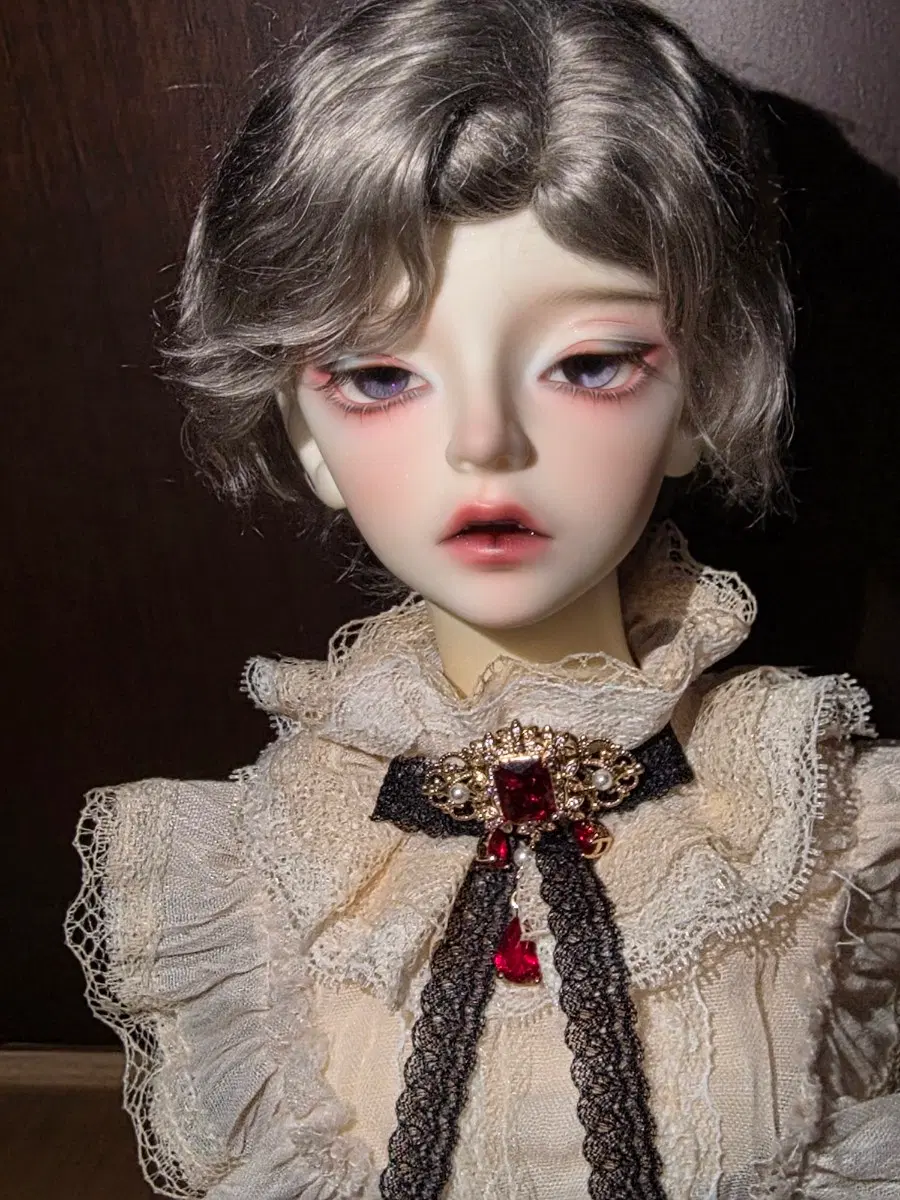 웨이브 모헤어 SD용 8~9인치 가발 팝니다. 구체관절인형 BJD