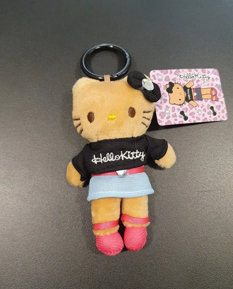 미니 롱다리키티 인형 키링 새상품