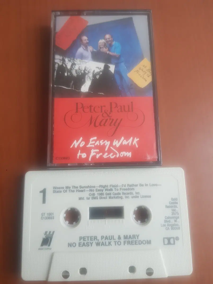 Peter, Paul & Mary: No easy walk to freedom 미국오리지널 팝카세트테이프 크롬테이프 크롬테잎 수입테이프 수입테잎 프로테스트포크음악 민중가요