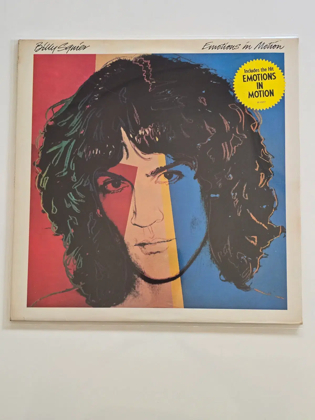 Billy Squier 빌리 스콰이어 LP / Emotions in Motion/MINT/가사지