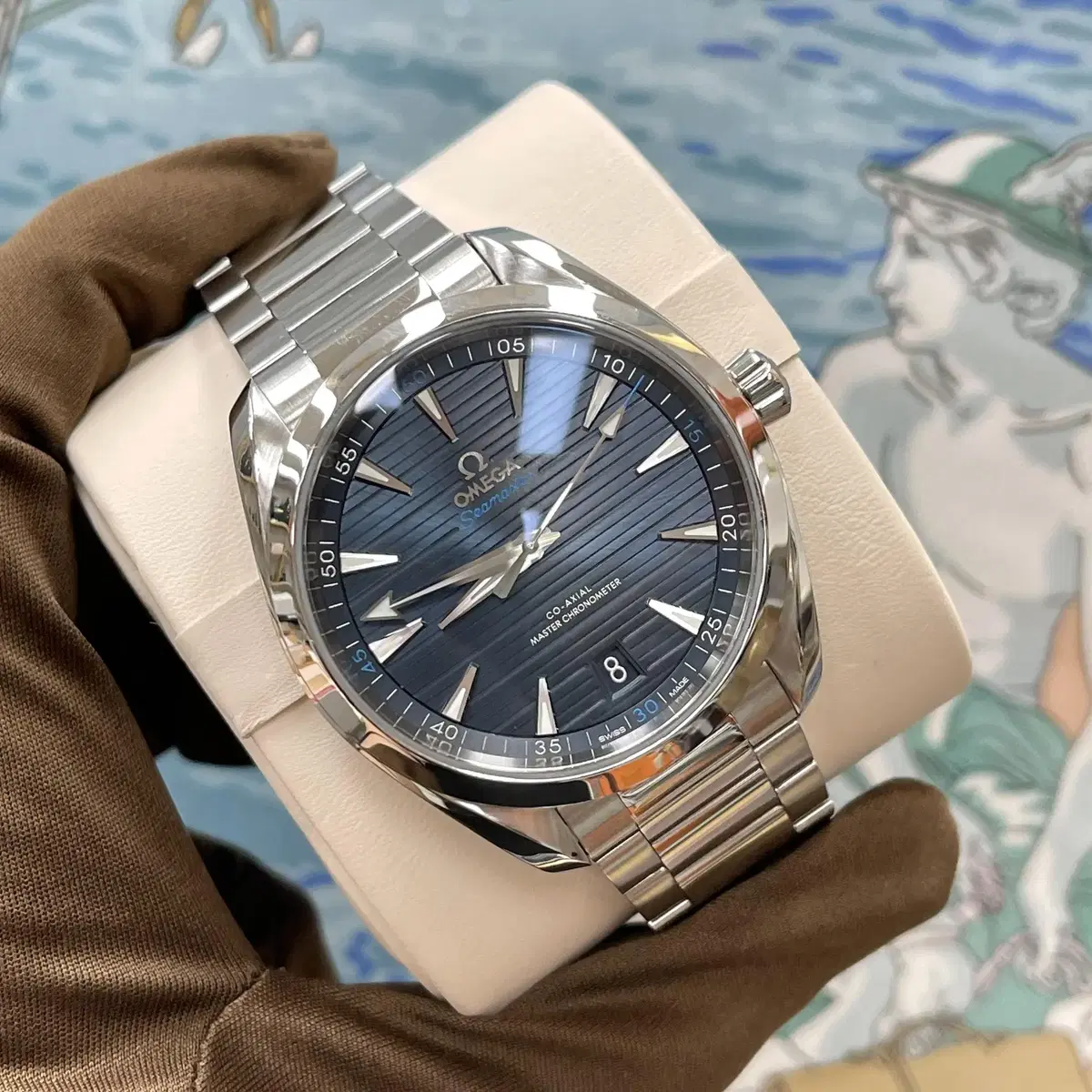 오메가 씨마스터 아쿠아테라 41mm 청판