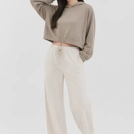 베이지 여자 FREE 후드티 O3730