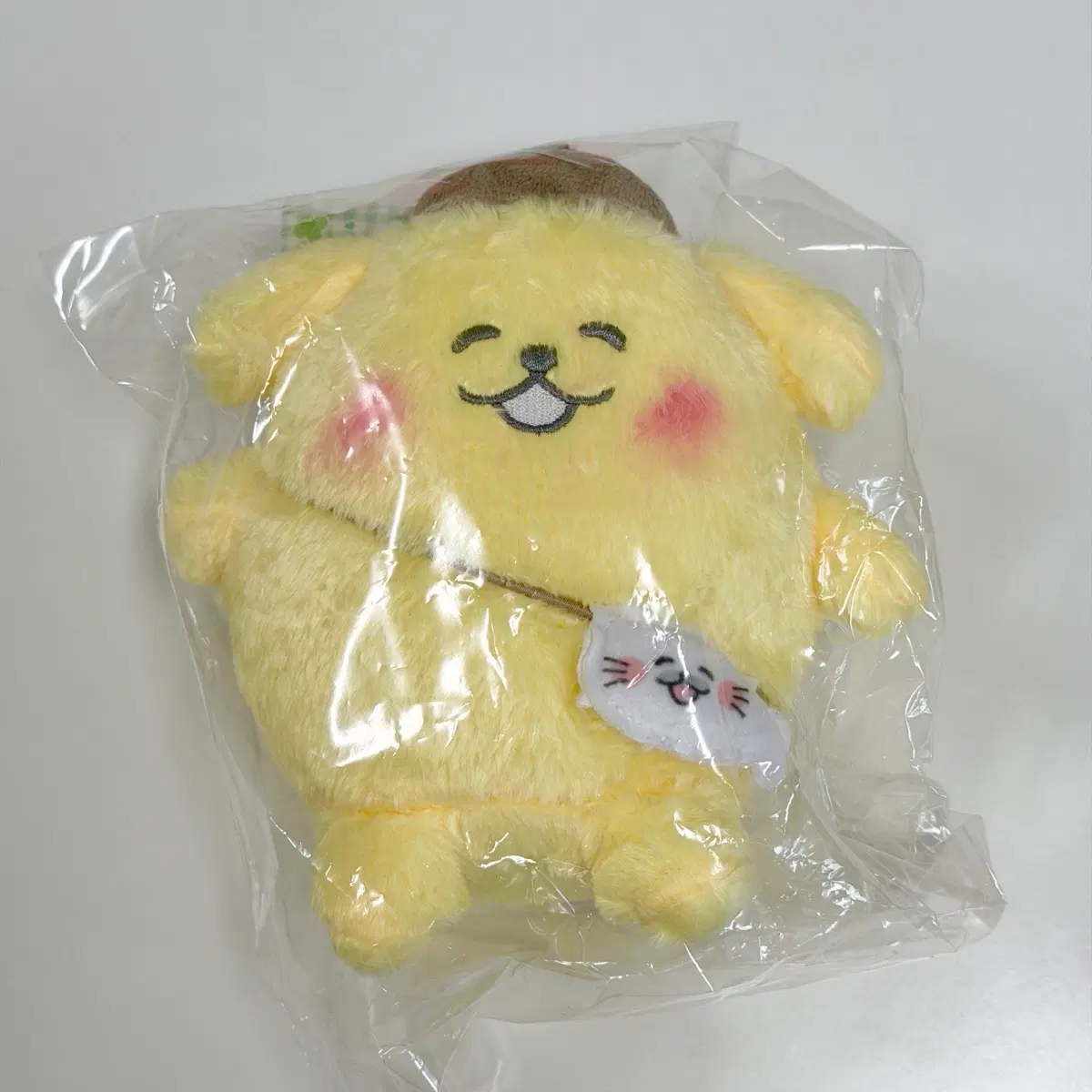 산리오 폼폼푸린 호와코로 클럽 콜라보 마스코트 인형 키링