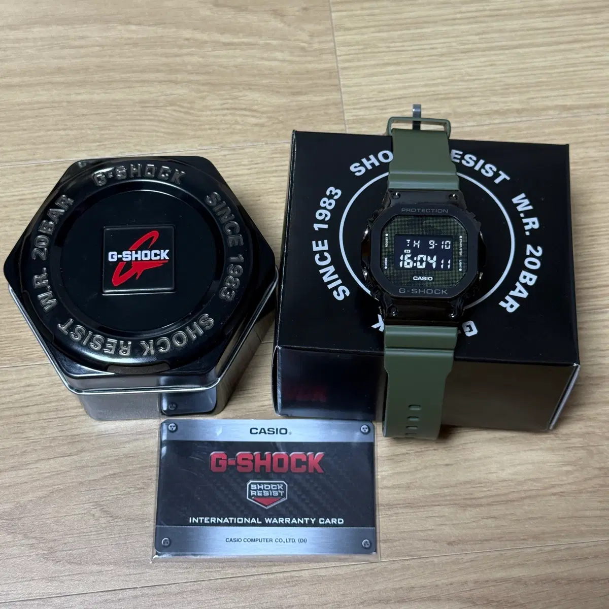 지샥 GM-5600B-3DR 새상품 카키 , 카모