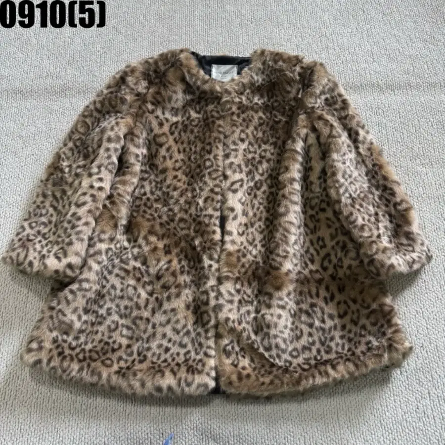 레오파드 퍼 코트 퍼자켓 9/10