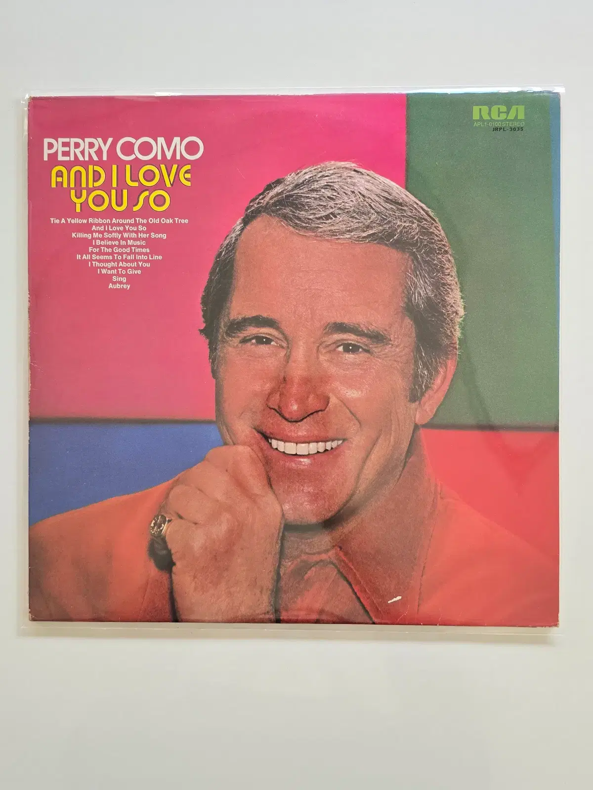 Perry Como 페리 코모 LP / And I Love You So/MINT