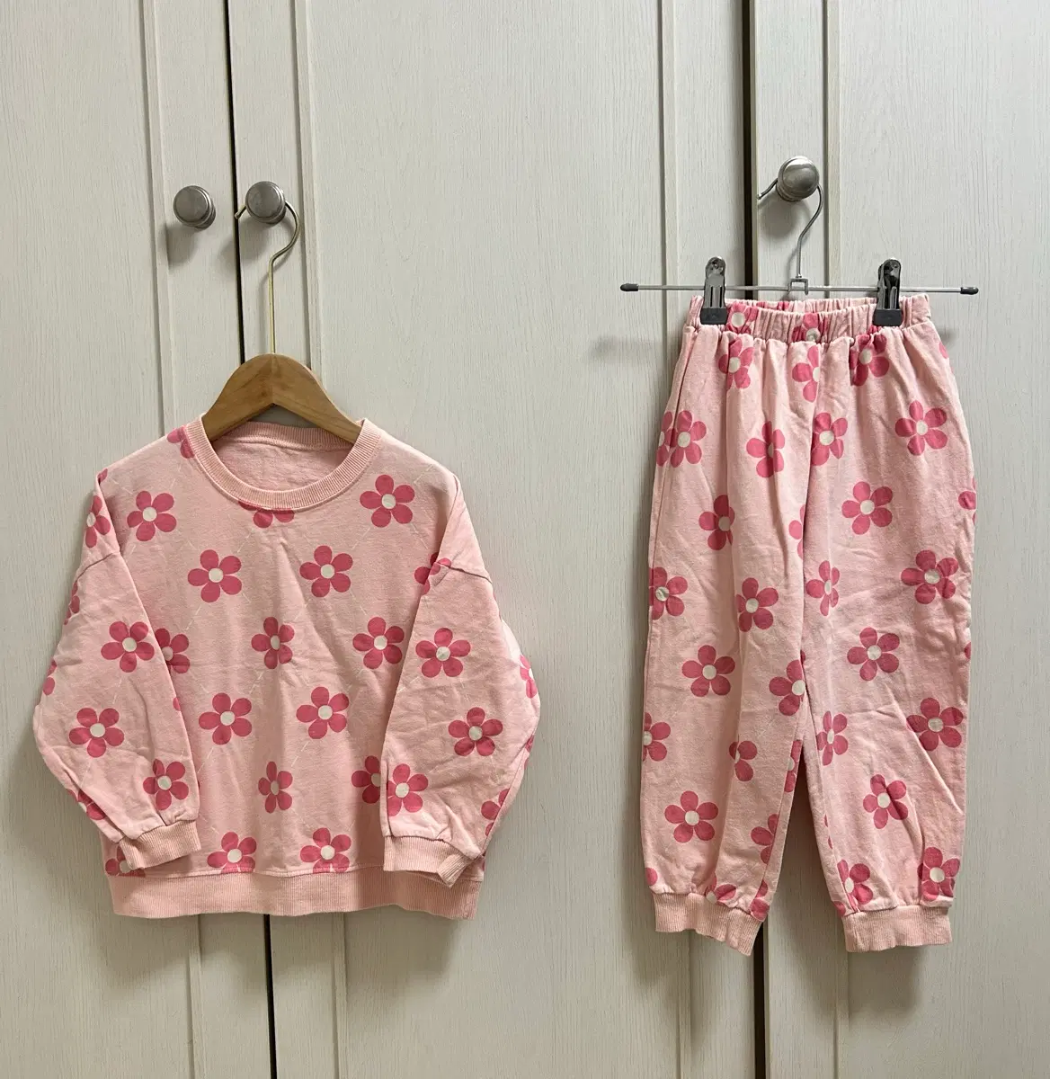 세아랑 유아 플라워 상하복ㅡ110(L)사이즈