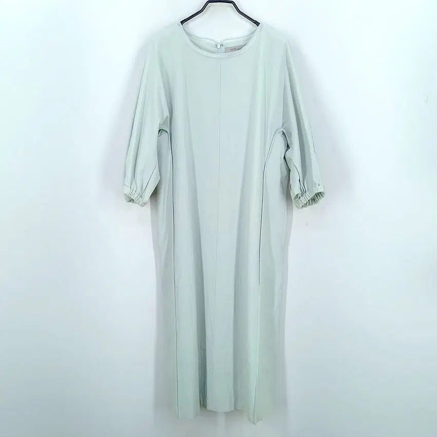 모에 여성 여름 7부소매원피스 민트그린85 (HU46941)