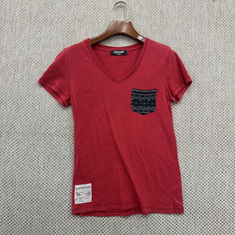 버커루 브이넥 반팔티 S H05035