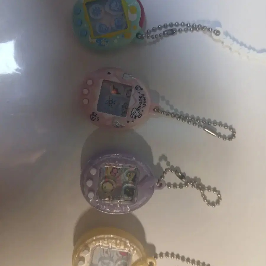 다마고치 샤카샤카 키링 1탄, 2탄 일괄 4개