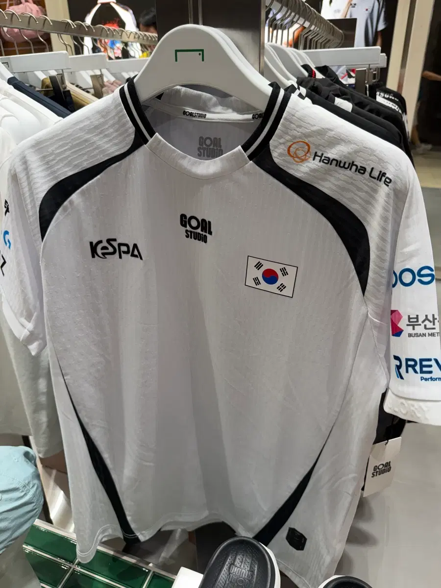 (블랙 / 화이트)대한민국 e스포츠 국가대표 스폰서 버전 유니폼 화이트 판매
