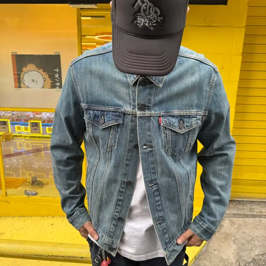 리바이스 트러커 데님 자켓 L