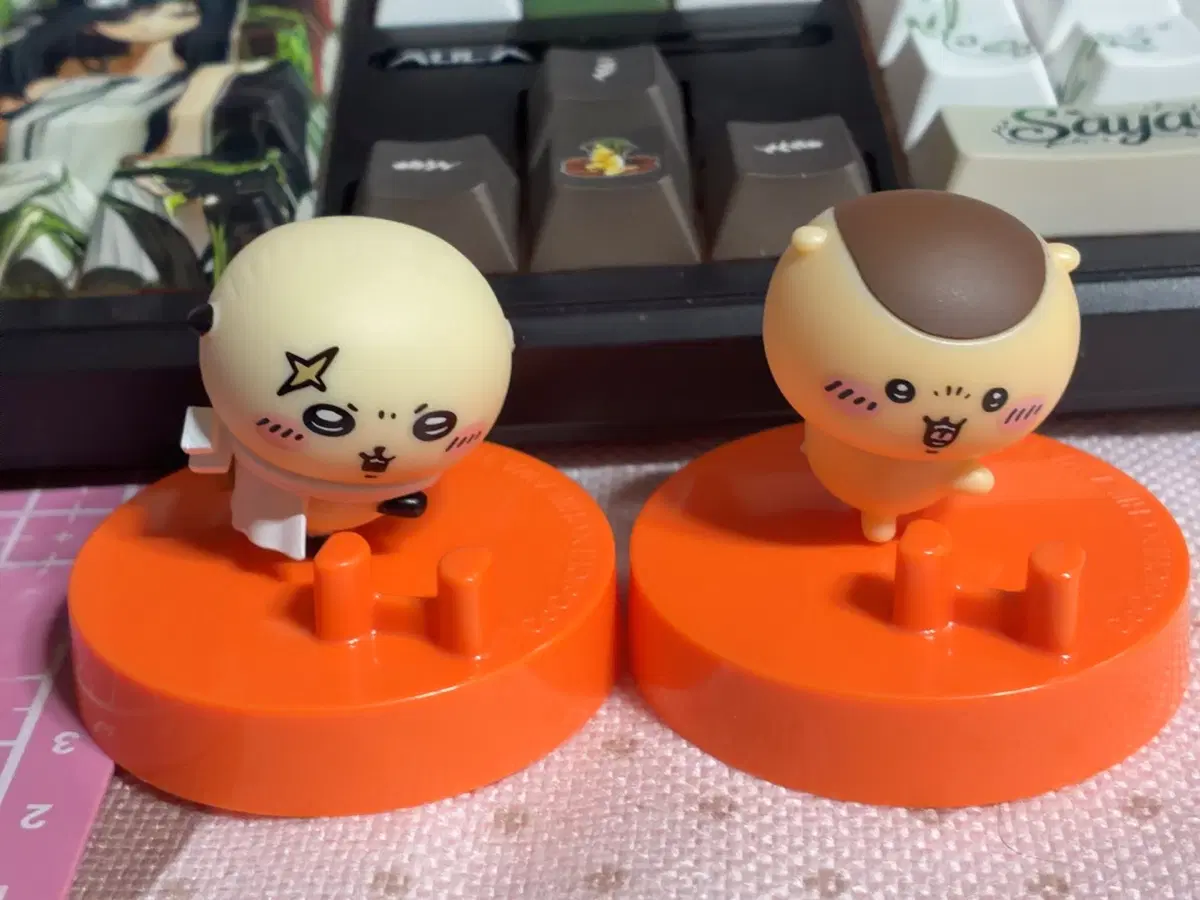 치이카와 랏코+쿠리만쥬 코코이치 스푼홀더 피규어 먼작귀