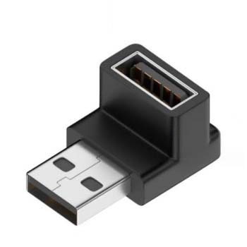 USB 3.2 Gen2 10Gbps 하향 90도 연장 젠더