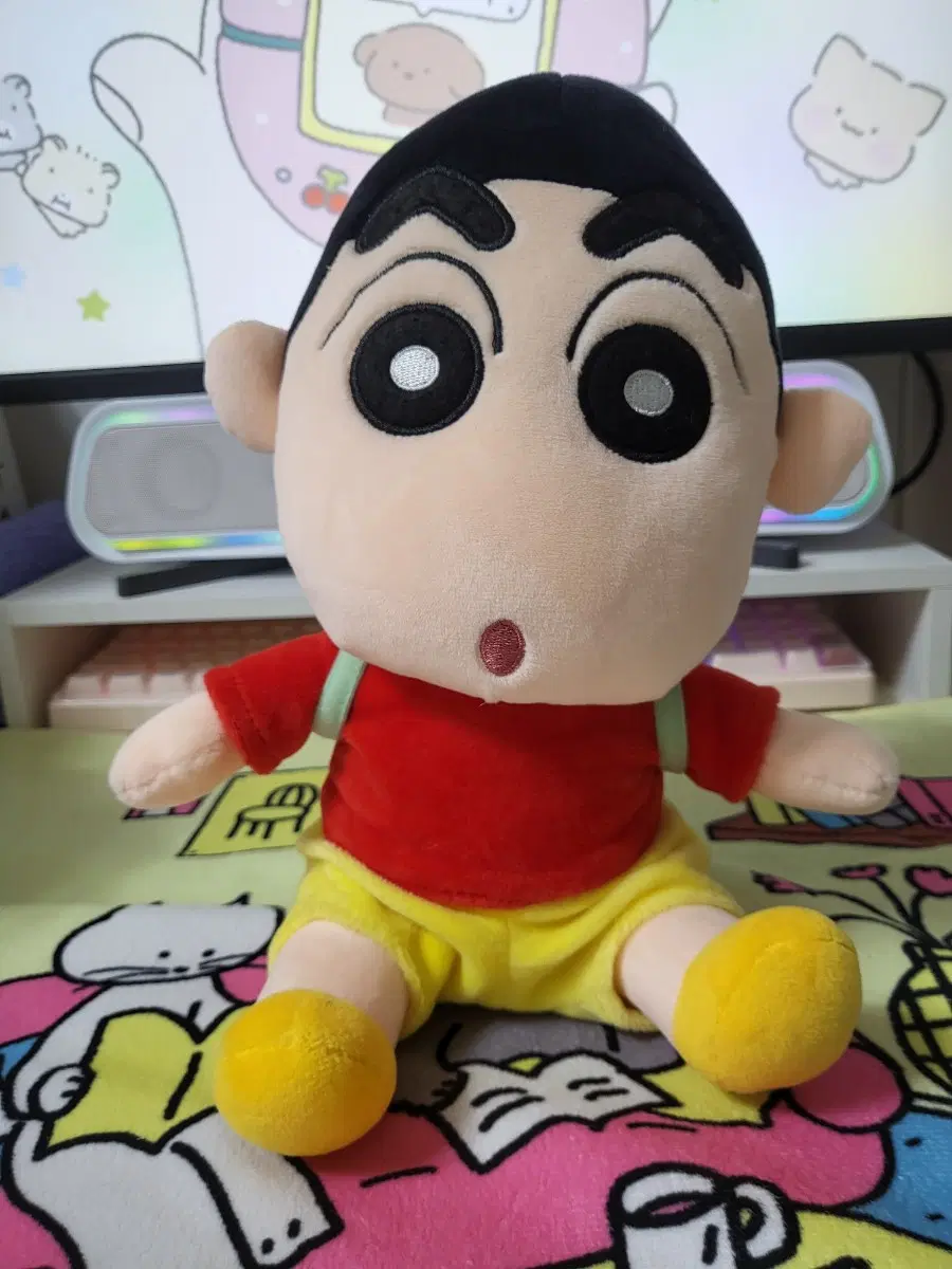 16년도 액션가면 가방 짱구 봉제 인형