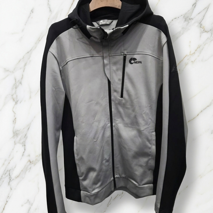 105,XL )) NEPA 네파 그레이 후드 점퍼!~ 깔끔하고 옷 컨디션 좋아용!~