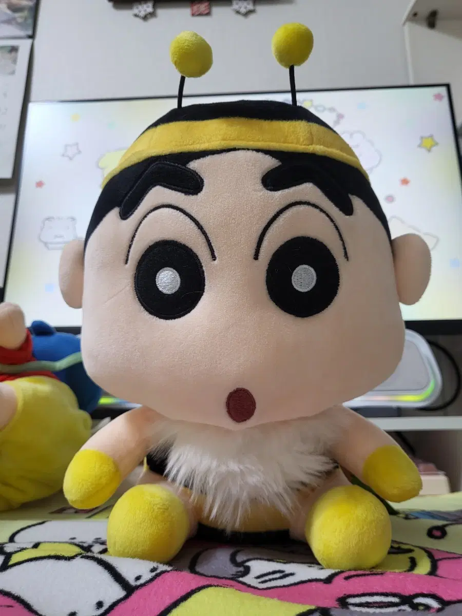 20년도 꿀벌 코스튬 짱구 봉제 인형