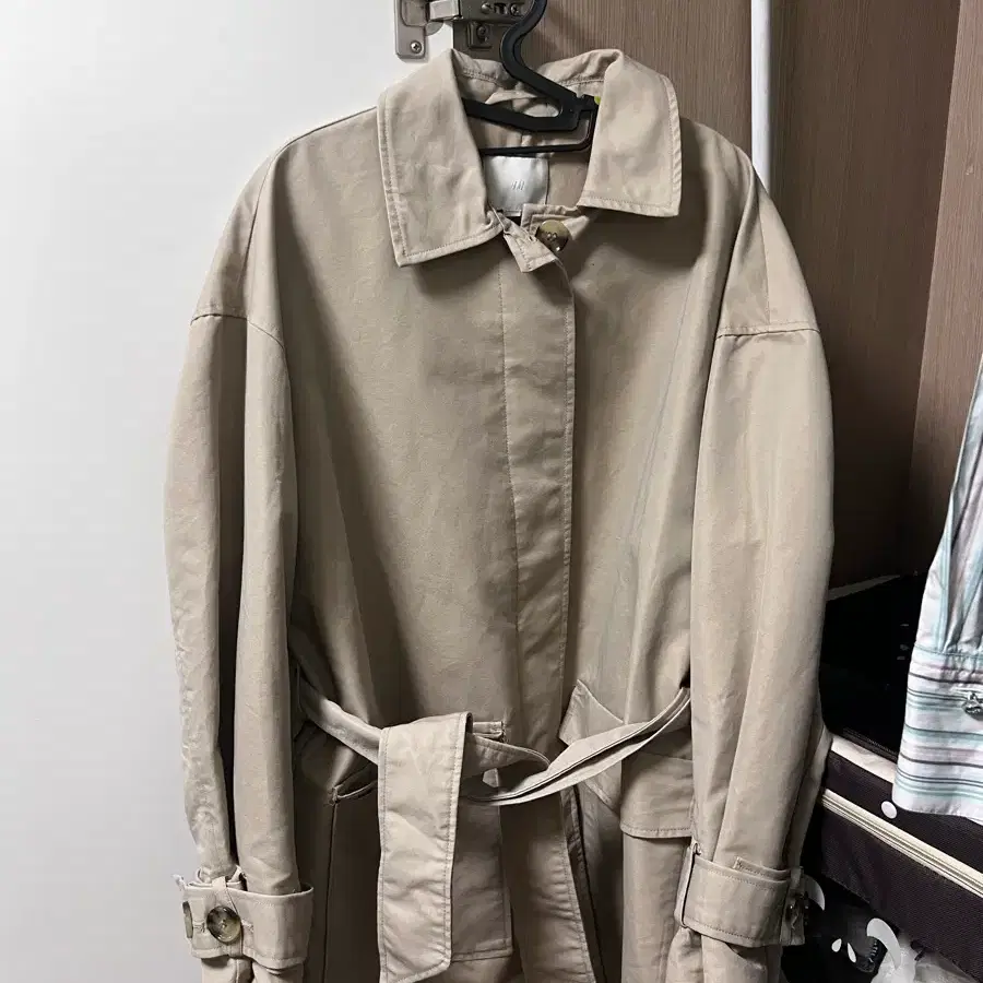 H&M 트렌치 코트 미드기장 S