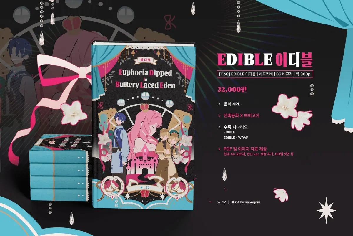 [구해요] 이디블 EDIBLE 시나리오집 구합니다