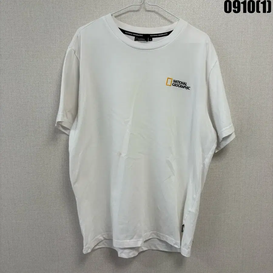 내셔널지오그래픽 반팔티 화이트 XL