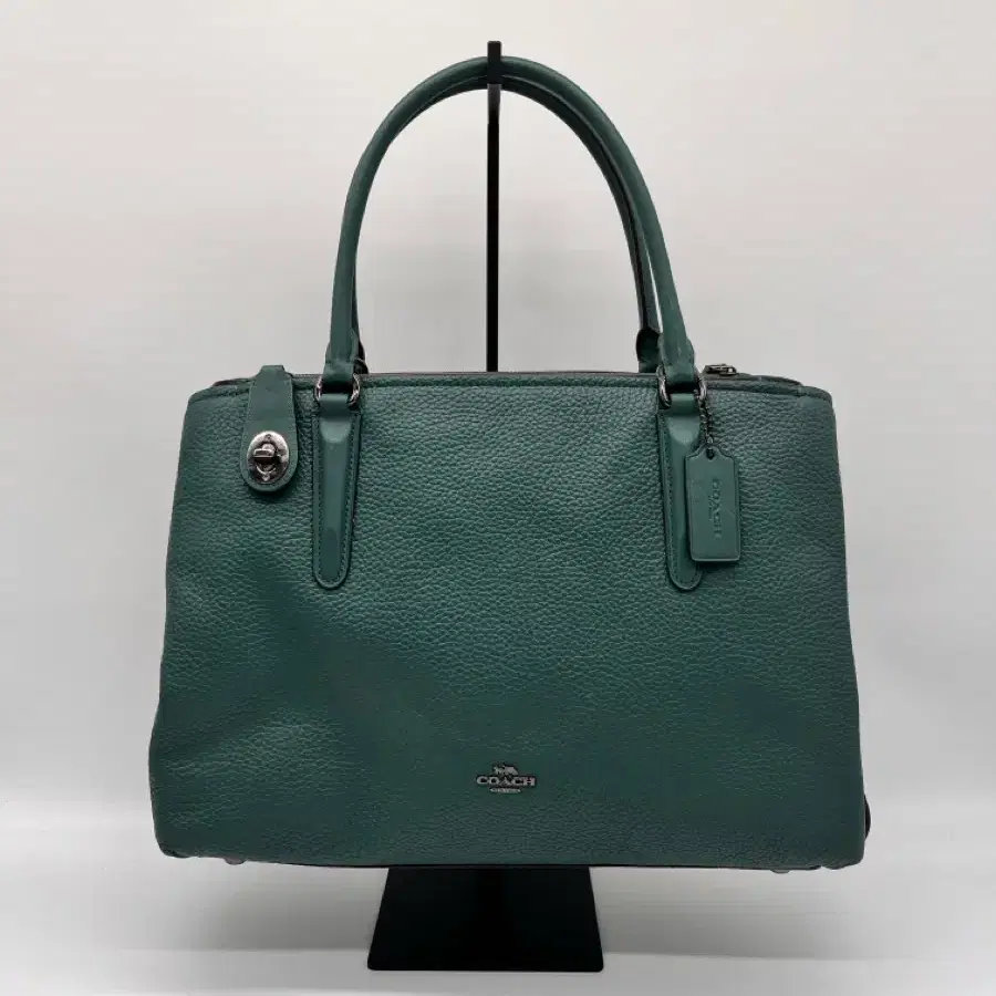 코치 COACH 에메랄드그린 캐리올 토트백 핸드백 <108>