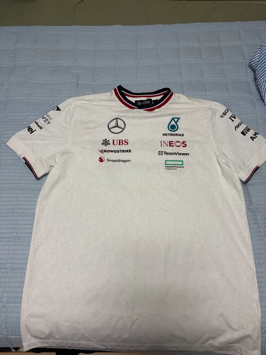 메르세데스 AMG 페트로나스 F1 타미힐피거 유니폼 L