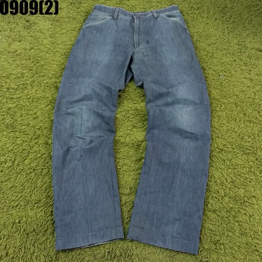 PENTHOUSE 청바지 블루워싱 와이드 팬츠 L 0909
