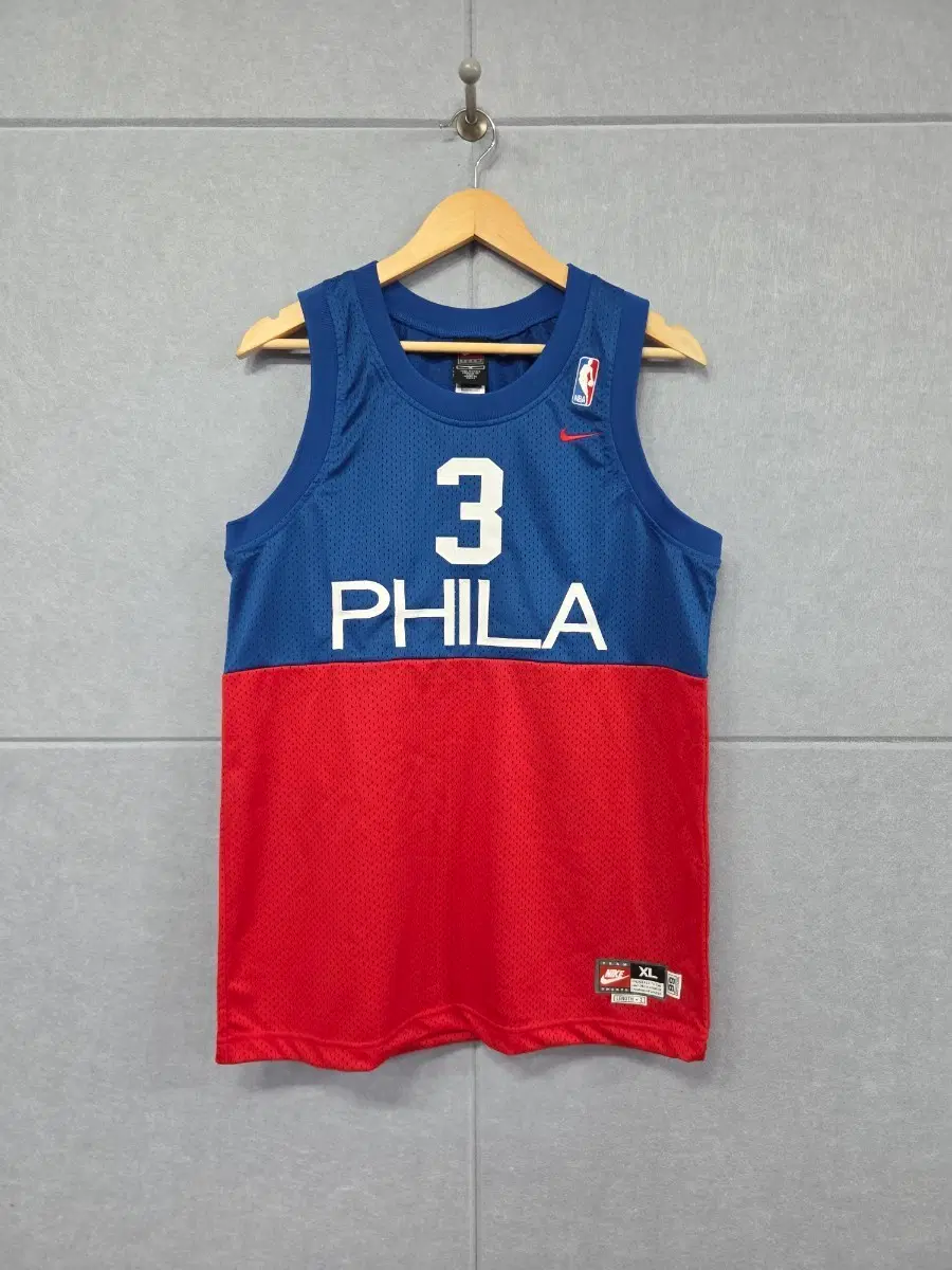 나이키 NBA 필라델피아 76ers 앨런 아이버슨 농구 져지