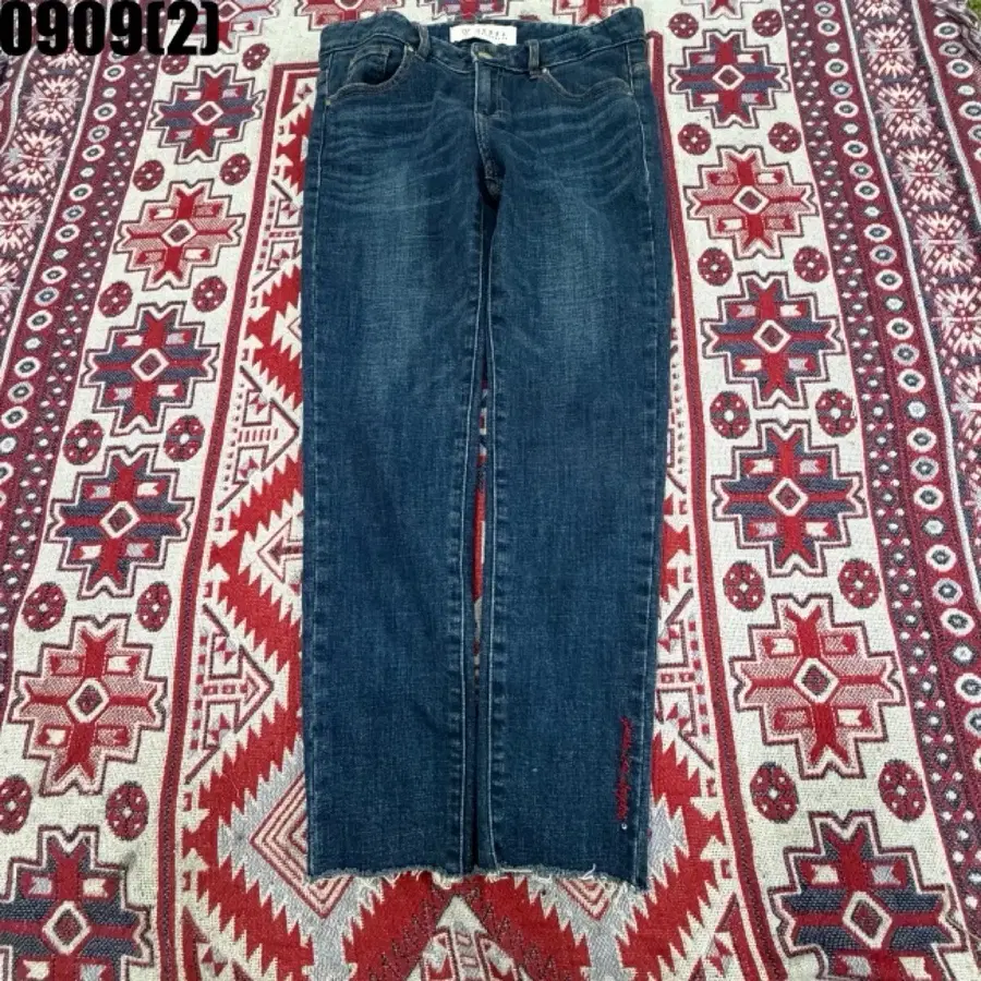 ZARA 데님 팬츠 블루 m 0909