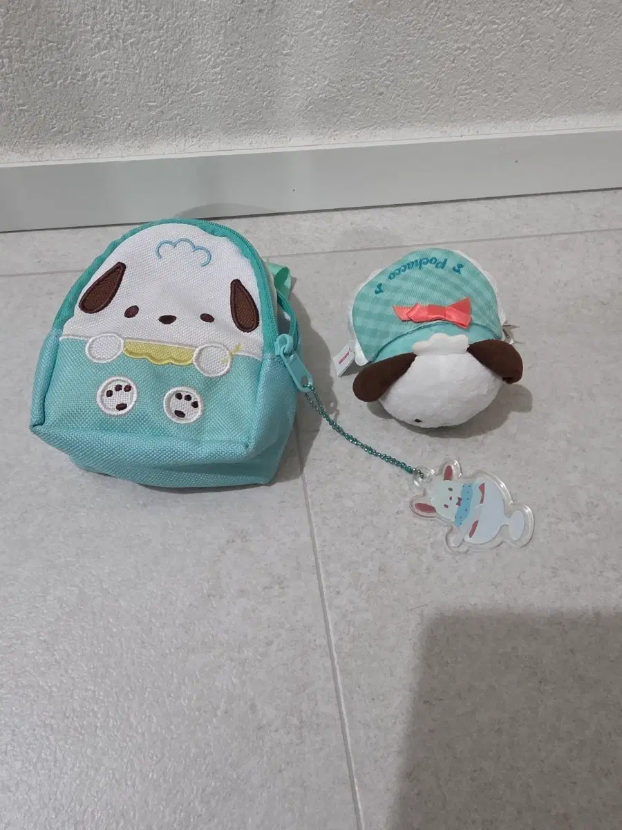 포차코 진동 피규어 파우치 세트