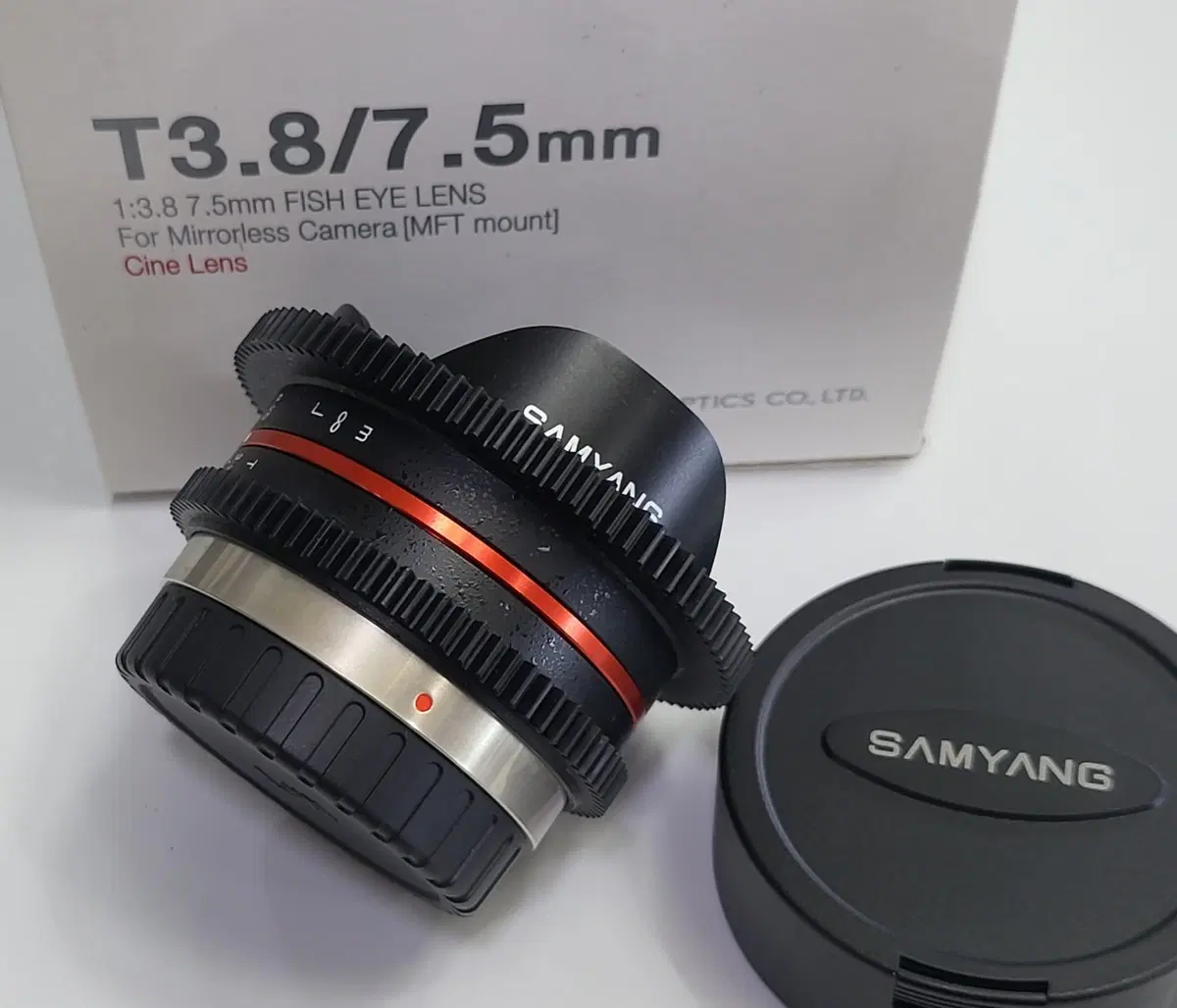 삼양 시네렌즈 7.5mm T3.8 MFT 마운트/신품급
