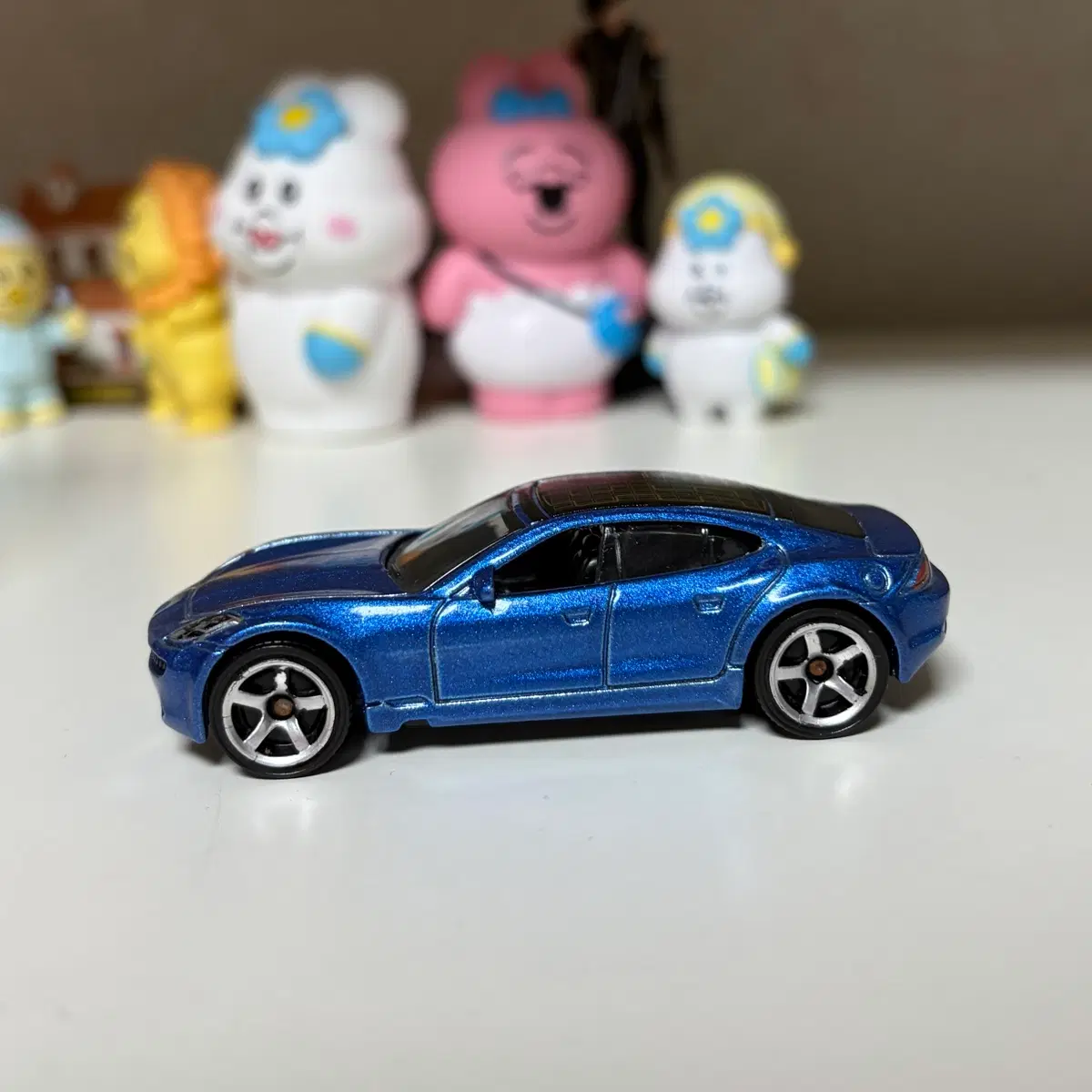 매치박스 Fisker 카르마 하이브리드 스포츠 세단 블루 미니카 다이캐스트