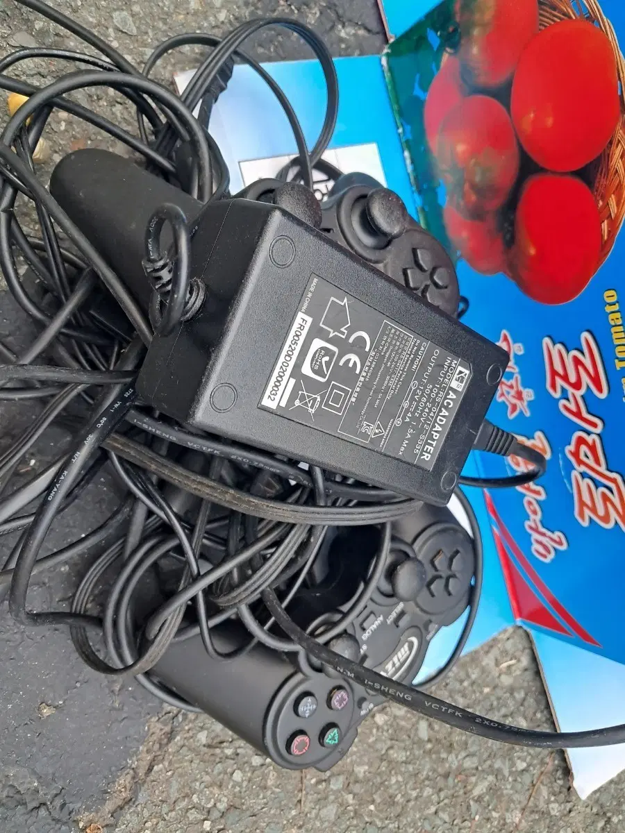 플레이스테이션2 AC 어댑터 및 컨트롤러 세트