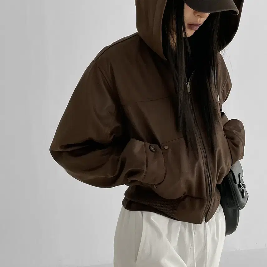블랙업 브라운 울 점퍼 (무배)
