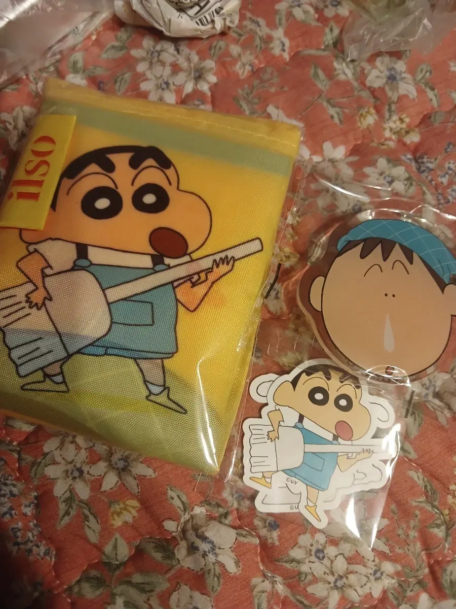 일소 짱구 마켓백 일소 맹구그립톡 외 일괄팝니다