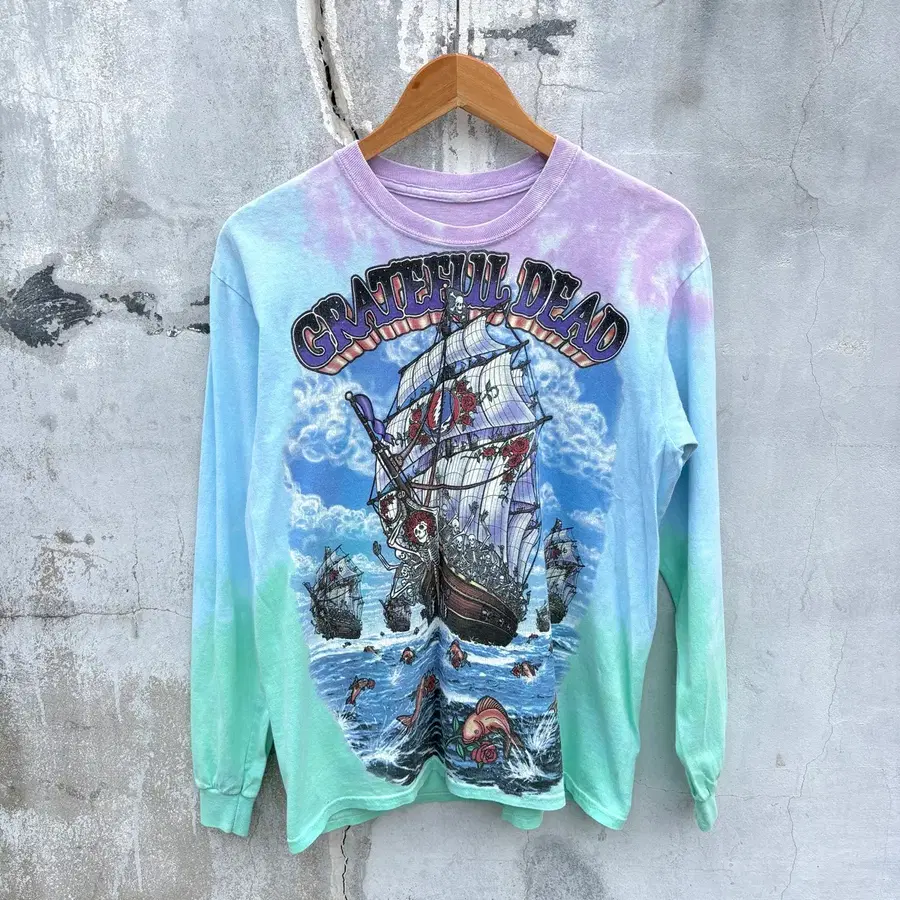 Grateful Dead 00s 리퀴드블루 그레이트풀데드 롱슬리브 티셔츠