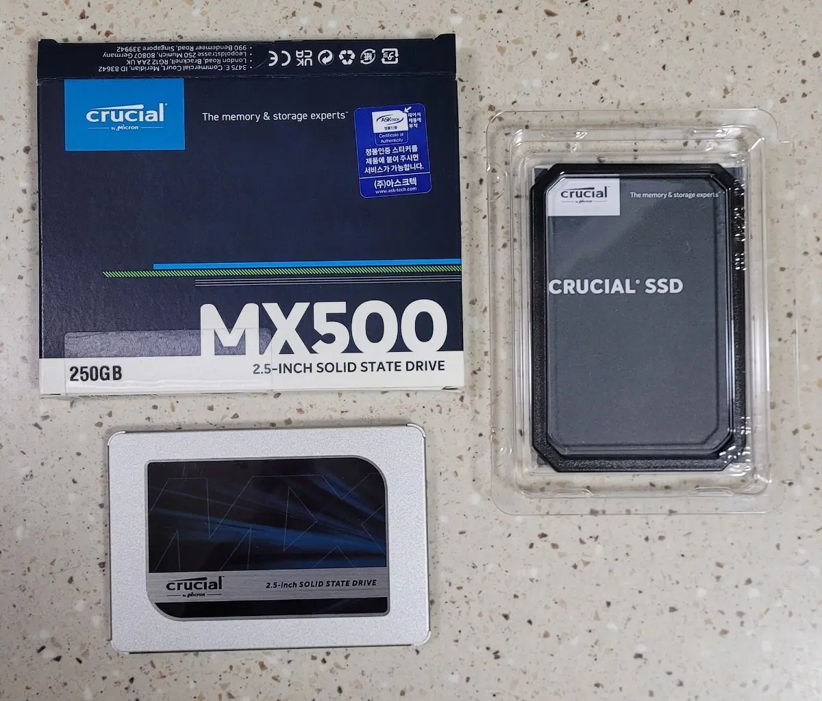 마이크론 Crucial MX500 250GB
