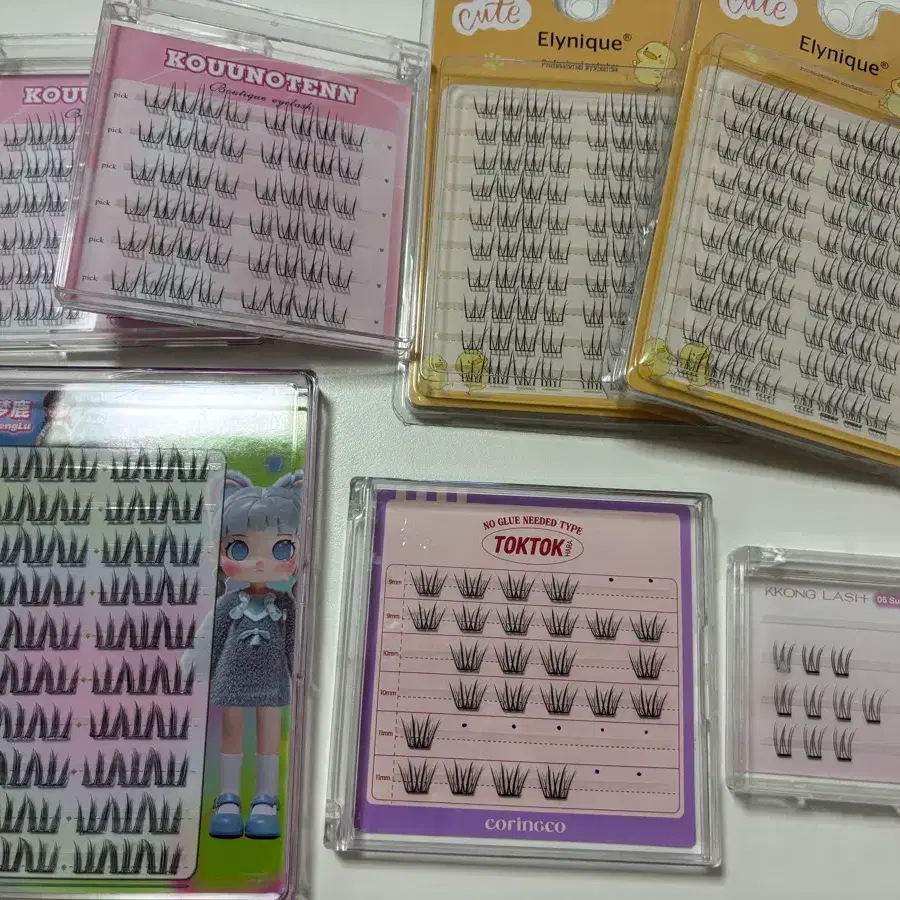 글루 속눈썹 & 노글루 속눈썹