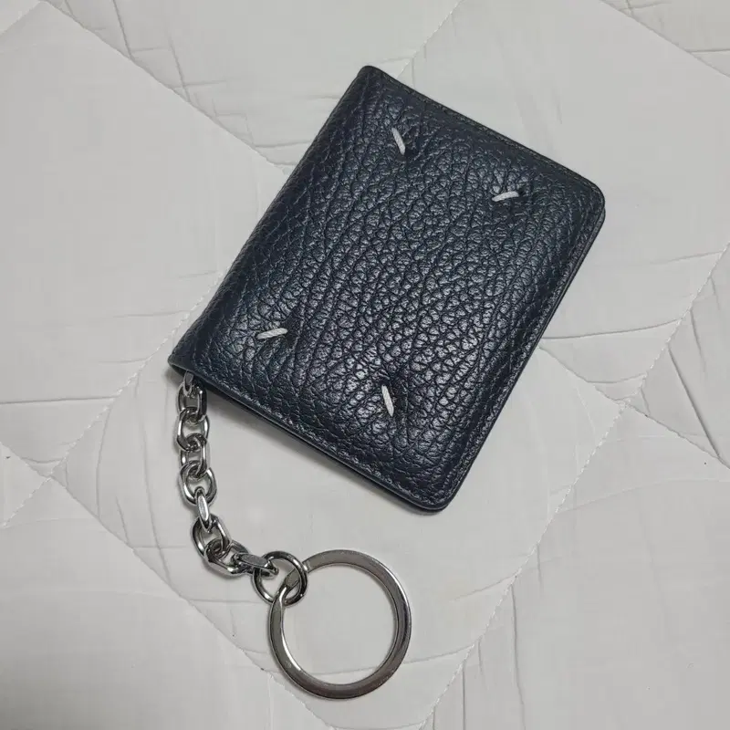 정품 메종 마르지엘라 스티치 키링 카드지갑