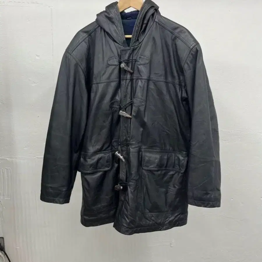 VTG TARTAN CHECK 소가죽 자켓