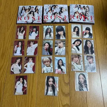 HANA rose 트레이딩 카드 포함