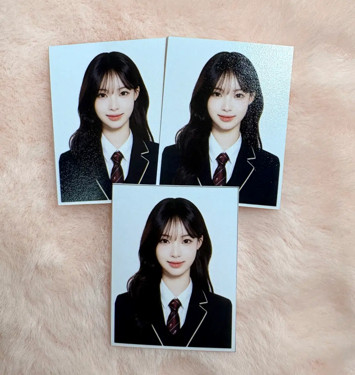 리센느 원이 비공굿 증명사진 증사 3장 세트