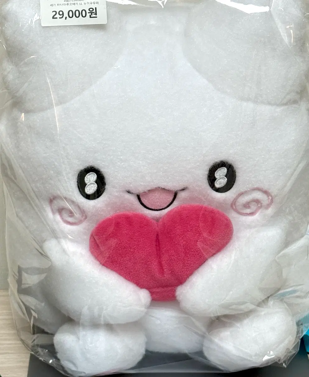 하나마루오바케 누이구루미 대형 인형 하트 인형