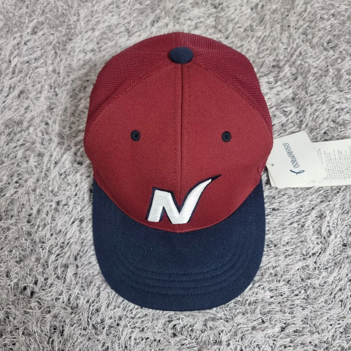 위펜 넥센 히어로즈 모자 KBO 야구 모자 메쉬캡 야구캡 버건디 56 M
